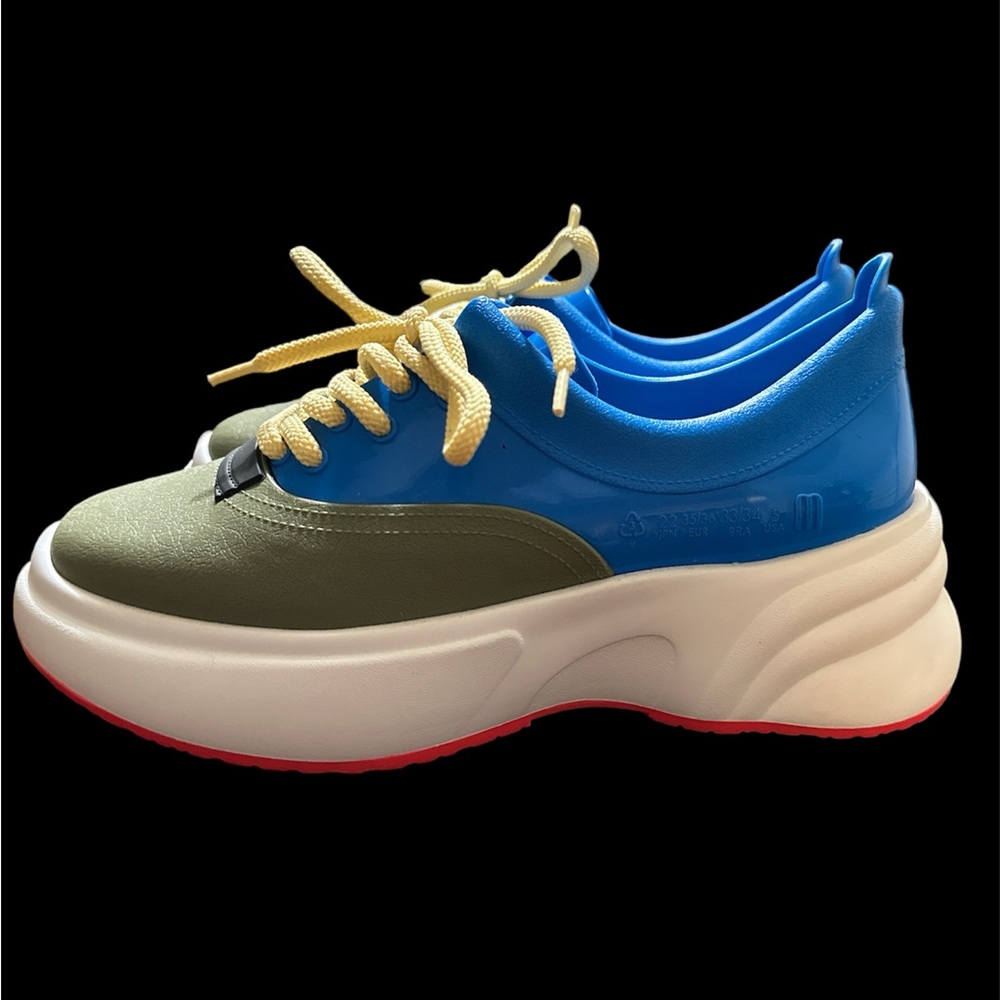 Melissa Ugly Sneakers Blue/Green Limited Edition | Size: 5